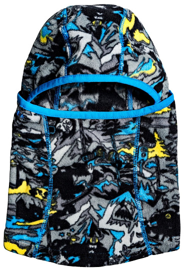 Балаклава детская Quiksilver Fleece Bal Sulphur Pop Yeti Forest - Фото 1 большая