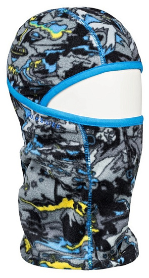 Балаклава детская Quiksilver Fleece Bal Sulphur Pop Yeti Forest - Фото 2 большая