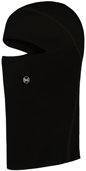 Балаклава Buff Merino Midweight Hinged Solid Black - Фото 1 большая