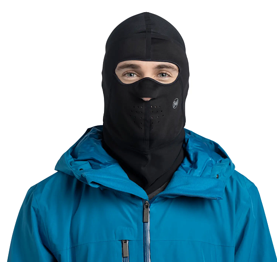 Балаклава Buff Windproof Solid P Black - Фото 3 большая
