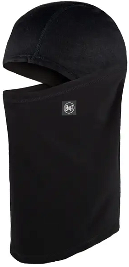 Балаклава Buff Tech Fleece Solid Black - Фото 1 большая