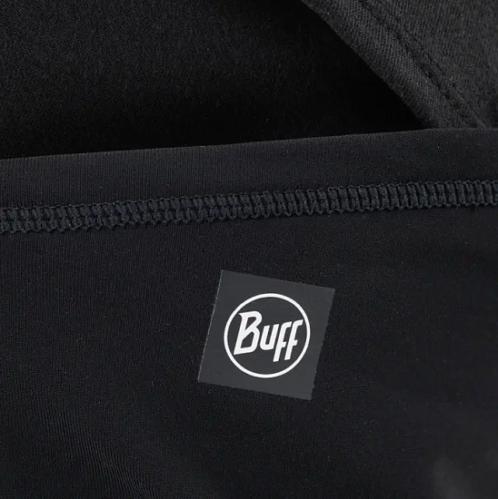 Балаклава Buff Tech Fleece Solid Black - Фото 2 большая