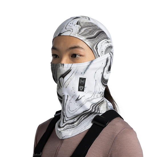Балаклава Buff Thermonet Hinged Seley Whisper - Фото 4 большая