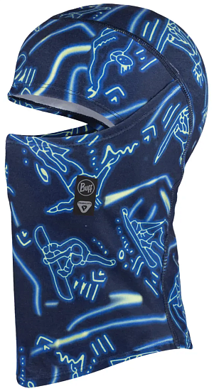 Балаклава детская Buff Thermonet Hinged Nasvi Night Blue - Фото 1 большая