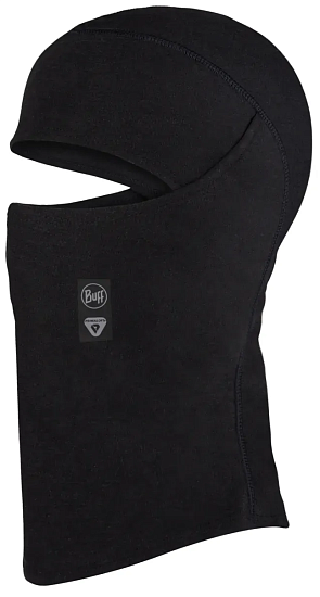 Балаклава детская Buff Thermonet Hinged Solid Black - Фото 1 большая
