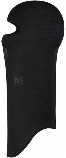 Балаклава Buff LW Merino Wool Solid Black - Фото 1 большая