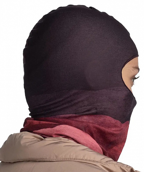 Балаклава Buff Microfiber Lise Maroon Maroon - Фото 4 большая