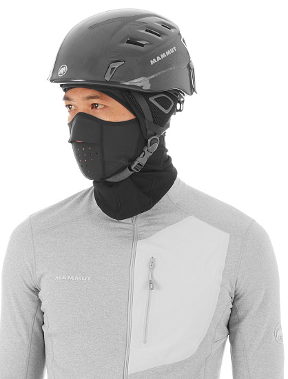 Балаклава Mammut Balaclava Arctic WS Black - Фото 3 большая