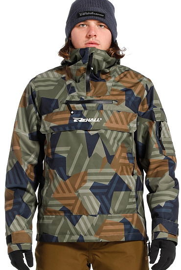 Куртка мужская Rehall Artois-R Camo Navy - Фото 5 большая