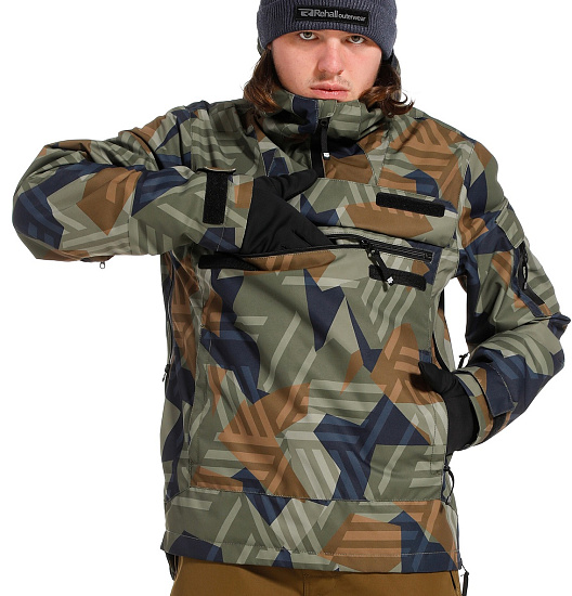 Куртка мужская Rehall Artois-R Camo Navy - Фото 12 большая