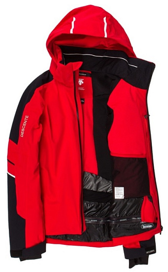 Куртка мужская Descente Jurgen Electric Red - Фото 3 большая