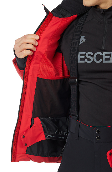 Куртка мужская Descente Csx Sx Down Electric Red - Фото 17 большая