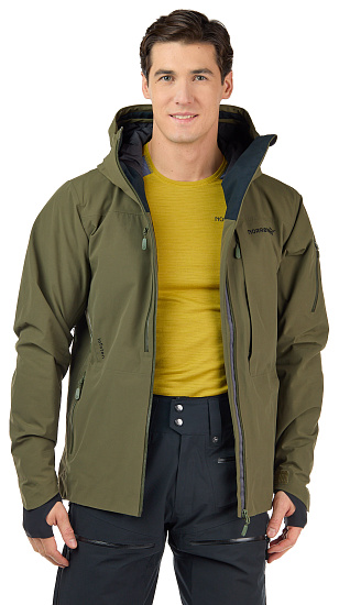 Куртка мужская Norrona Lofoten Gore-Tex Insulated Olive Night - Фото 4 большая