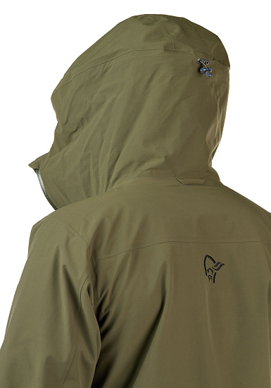 Куртка мужская Norrona Lofoten Gore-Tex Insulated Olive Night - Фото 8 большая