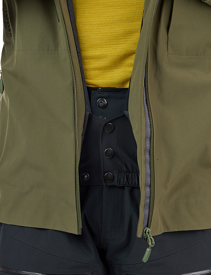 Куртка мужская Norrona Lofoten Gore-Tex Insulated Olive Night - Фото 12 большая