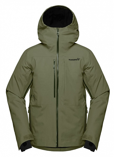 Куртка мужская Norrona Lofoten Gore-Tex Insulated Olive Night - Фото 1 большая