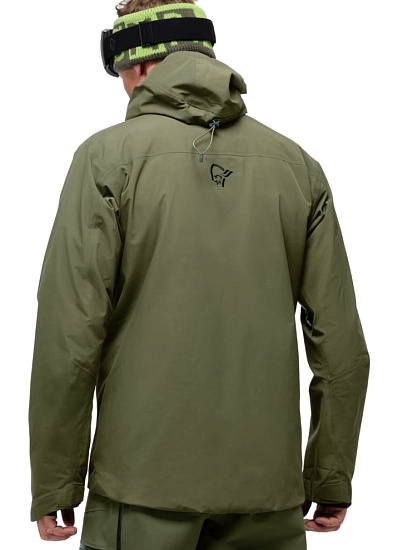 Куртка мужская Norrona Lofoten Gore-Tex Insulated Olive Night - Фото 3 большая