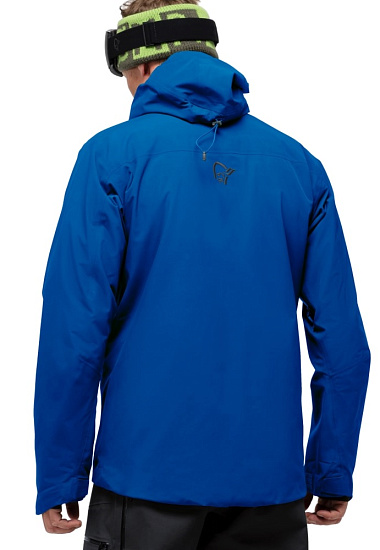 Куртка мужская Norrona Lofoten Gore-Tex Insulated Olympian Bl - Фото 3 большая