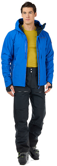 Куртка мужская Norrona Lofoten Gore-Tex Insulated Olympian Bl - Фото 4 большая