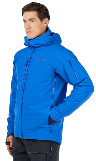 Куртка мужская Norrona Lofoten Gore-Tex Insulated Olympian Bl - Фото 6 большая