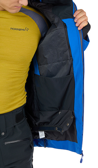 Куртка мужская Norrona Lofoten Gore-Tex Insulated Olympian Bl - Фото 13 большая