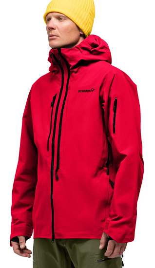 Куртка мужская Norrona Lofoten Gore-Tex Pro Plus True Red - Фото 2 большая