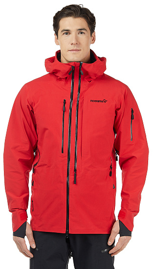 Куртка мужская Norrona Lofoten Gore-Tex Pro Plus True Red - Фото 8 большая