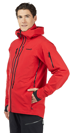 Куртка мужская Norrona Lofoten Gore-Tex Pro Plus True Red - Фото 9 большая