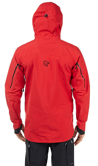 Куртка мужская Norrona Lofoten Gore-Tex Pro Plus True Red - Фото 10 большая