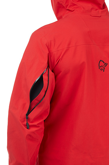 Куртка мужская Norrona Lofoten Gore-Tex Pro Plus True Red - Фото 11 большая