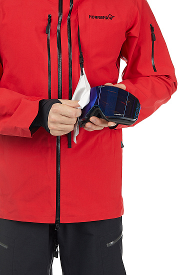 Куртка мужская Norrona Lofoten Gore-Tex Pro Plus True Red - Фото 17 большая