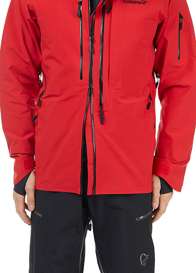 Куртка мужская Norrona Lofoten Gore-Tex Pro Plus True Red - Фото 18 большая