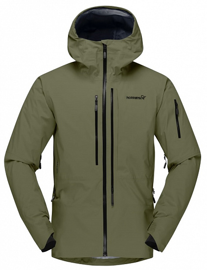 Куртка мужская Norrona Lofoten Gore-Tex Pro Olive Night - Фото 1 большая