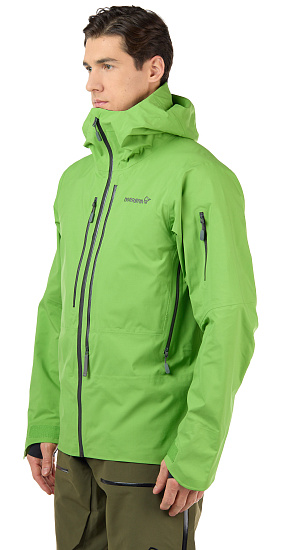 Куртка мужская Norrona Lofoten Gore-Tex Pro Foliage - Фото 6 большая