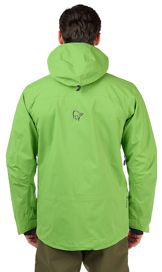 Куртка мужская Norrona Lofoten Gore-Tex Pro Foliage - Фото 7 большая