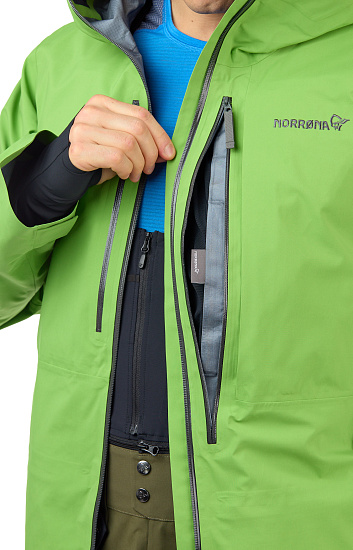Куртка мужская Norrona Lofoten Gore-Tex Pro Foliage - Фото 12 большая