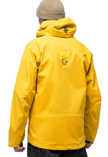 Куртка мужская Norrona Lofoten Gore-Tex Pro Lemon Chrome - Фото 3 большая