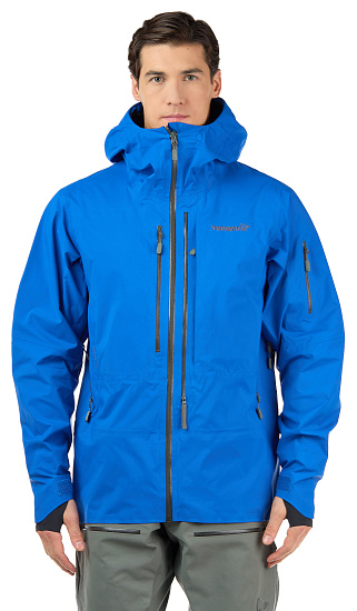 Куртка мужская Norrona Lofoten Gore-Tex Pro Olympian Blue - Фото 5 большая