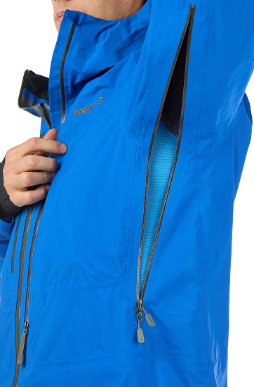 Куртка мужская Norrona Lofoten Gore-Tex Pro Olympian Blue - Фото 9 большая