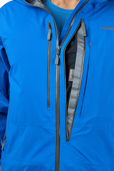 Куртка мужская Norrona Lofoten Gore-Tex Pro Olympian Blue - Фото 12 большая