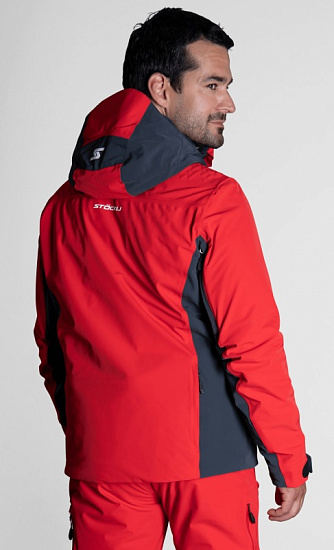 Куртка мужская Stockli Ski jacket Race Red - Фото 5 большая