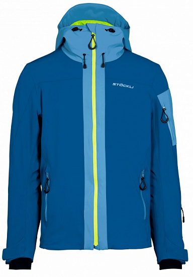 Куртка мужская Stockli Skijacket Sport Dark Steel - Фото 1 большая