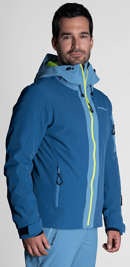 Куртка мужская Stockli Skijacket Sport Dark Steel - Фото 3 большая