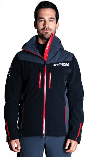 Куртка мужская Stockli Ski jacket WRT Black - Фото 3 большая