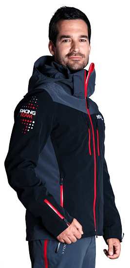 Куртка мужская Stockli Ski jacket WRT Black - Фото 4 большая