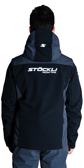 Куртка мужская Stockli Ski jacket WRT Black - Фото 5 большая