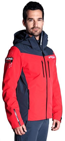 Куртка мужская Stockli Ski jacket WRT Red - Фото 3 большая