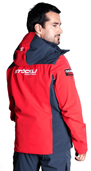Куртка мужская Stockli Ski jacket WRT Red - Фото 5 большая