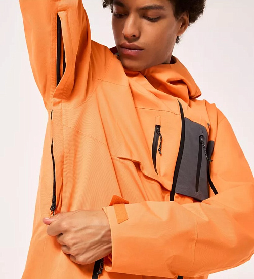 Куртка мужская Oakley Kendall RC Shell Soft Orange - Фото 7 большая