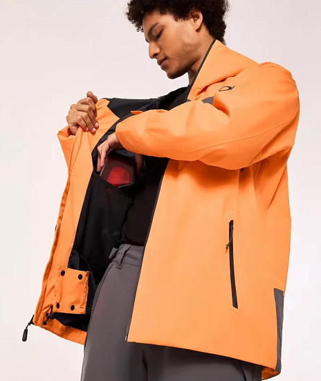 Куртка мужская Oakley Kendall RC Shell Soft Orange - Фото 9 большая